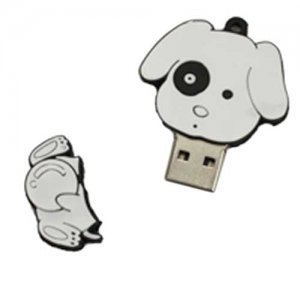 Grey Funny Dog Shaped Cartoon 8GB USB Flash Drive Grey Funny Dog Shaped Cartoon 8GB USB Flash Drive