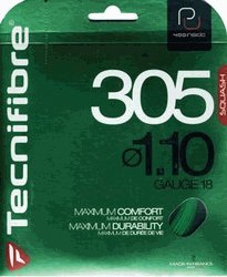 Tecnifibre 305 1.10 (18 Gauge) Green Squash String Set