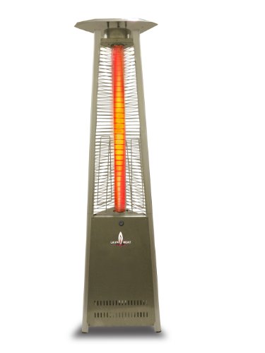 Lava Heat Italia Lava Lite Mi-5 Portable Outdoor Heater, Stainless Steel