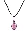 Necklace - N516 - Faceted Fire Polished Crystal title=