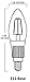 AMLEDTEK A-BF200-6 LED Filament Candle Light 2W to Replace 25W Incandescent Bulb Soft White (2700K) 6 Pack