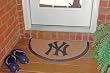 New York Yankees Half Moon Door Mat