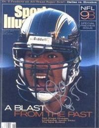 Junior Seau Autographed/Hand Signed Sports Illustrated Magazine (San Diego Chargers)