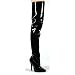 Women's Seduce-3010 (Beverly), 5" Classic Plain Thigh Boot