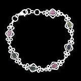 NOVICA Tourmaline bracelet, 'Chameleon'