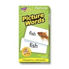 Picture words flash cards