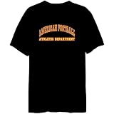 Retro American Football Athletics Department T-shirt Homme