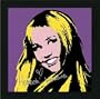 Disney Hannah Montana Secret Pop Star (purple) Framed Art