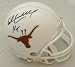 Earl Campbell Autographed/Hand Signed Texas Longhorns Mini Helmet with HT 77 Inscription