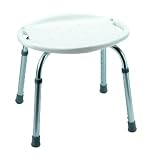 Bath Bench Plastic W/back