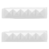 Wize & Ope Unisex SL-088 White Studs Plastic Exchangeable Slides