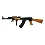 Spring AK47P Assault Rifle Grip, Flashlight, Airsoft Gun Full Stock