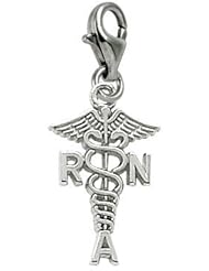 Rembrandt Charms Registered Nurse Anesthetist Charm with Lobster Clasp