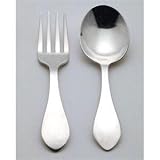 BABY SET, POINTED ANTIQUE - BABY SET, STERLING SILVER, POINTED ANTIQUE COLLECTION