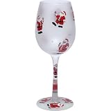 Lolita Santa's Party Wine Glass