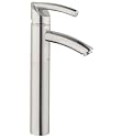 GROHE Tenso Deck Mount Vessel Faucet, Satin Nickel #32425AV0