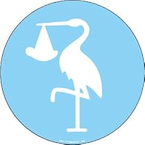 Fridgedoor It's A Boy Blue Stork Car Magnet