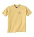Personalized custom embroidered gymnastics design on t-shirt