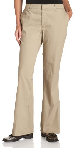 Dickies Women's Flat Front Stretch Twill Pant