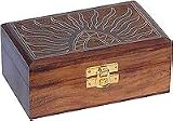 Keepsake Boxes for Jewelry Made in Wood from India (wc374)