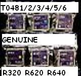 FULL SET - Original Genuine Epson R200 R220 R300 R300M R320 RX300 R620 R540 RX500 RX600 RX620 R340 RX320 BULK PACK ink inkjet cartridge TO-481SERIES 481/2/3/4/5/6