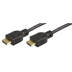 BIGtec 1.4 High Speed 1,5m HDMI Kabel mit Ethernet FULL HD 1080p 1,5 m 1,50m St/St vergoldet / schwarz HDMI 1.4