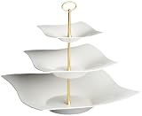 Villeroy & Boch New Wave Premium Gold 3-Tiered Serving Dish