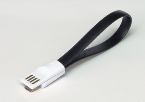 KOOINN Micro USB to USB Data and Charging Cable (8 inches long) Built-in Magnet Fits most Android Phone (Black)