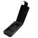 LUPO Sony Walkman Leather Flip Case - BLACK - Sony Walkman S Series Video 8GB & 16GB NWZ-S639 NWZ-S638