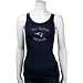 New England Patriots Ladies Navy Blue Playtime Tank Top