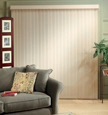 Graber Lucia Fabric Vertical Blinds