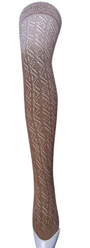 AM Landen®Cotton Over Knee/Thigh High Knit Socks Stockings(Brown)