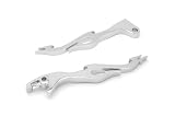 1988-2010 Honda VT 750 1100 Shadow 600 750 1100 Spirit Magna 750 CB750 Nighthawk VTX1300 1300 VT1100C2 ACE CBR600 F1 F2 F3 F4 F4i CBR900RR Billet Aluminum Chrome Brake and Clutch Flame Hand Grips Levers Left and Right One Pair Motorcycle