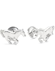 ROTENIER "Novelty" Sterling Silver Horse and Horseshoe Cufflinks