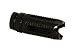 UAG Tactical Made In USA Machined Steel Phantom Flash Hider Choke Suppressor Muzzle Brake Compensator For AR15 AR-15 M4 M16 .223 5.56 Rifle ( 1/2