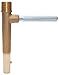 Underhill QK-075 Solid Brass Quick Coupler Key, 3/4-Inch MPT x 1/2-Inch FPT Outlet