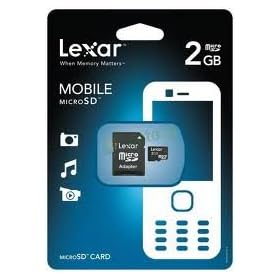 Lexar 2GB Micro SD with Adaptor