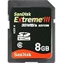 Sandisk 8GB Extreme SDHC Card-Class 10  (SDSDX3-008G-A31)
