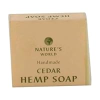 Nature's World 'CEDAR' Hemp Soap, Handmade, 100% Organic