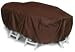 Two Dogs Designs 92-Inch Oval/Rectangle Table and Chairs Cover, Chocolate Brown