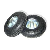 Set of Two, Hand Truck & Tool Cart Replacement Pneumatic Wheels