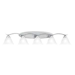 Thomas Lighting SL7485-78 Prestige Collection Five-Light Bath Fixture Brushed Nickel Finish by Thomas Lighting
