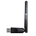 BEGEXUN Wireless USB WIFI Network Adapter for Laptop & Desktop Computers - Rotatable Antenna, Supports 802.11 b/g/n Products, Black