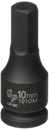 Grey Pneumatic (1910M) 3/8" Drive x 10mm Hex Driver Socket