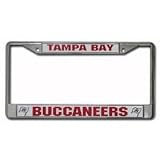 Tampa Bay Buccaneers Chrome License Plate Frame