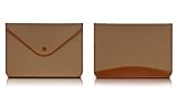 Beyza - Thinvelope Canvas - Sacoche en cuir pour MacBook Pro 15" - Khaki-Tan