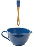 C-Blue Batter Bowl + Brush