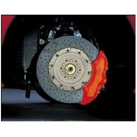 Red Car Brake Caliper Paint