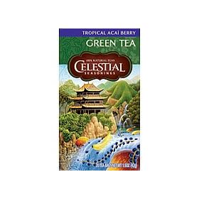 Green Tea, Trop Acai Berry, 20 bag ( Value Multi-pack of TWELVE(12) x 6 )