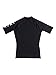 Roxy Junior's Whole Hearted Short Sleeve Rash Guard, Black, Medium